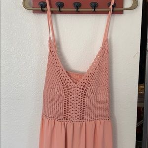 Pastel Pink Maxi Dress